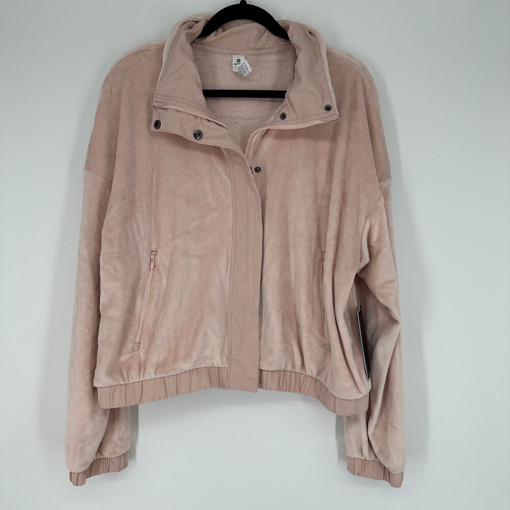 90 Degree By Reflex Double Butter Penelope Plush Zip Snap New Womens Jacket XL
